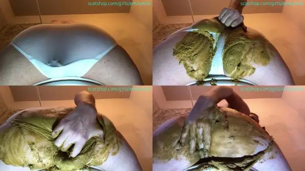 ScatShop Emily Milk Fun Panty Poop for My First Video