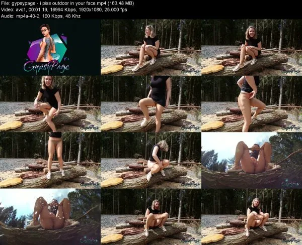 gypsypage – i piss outdoor in your face