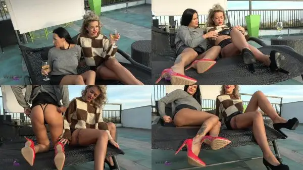 wildeva – three girls wet party 1 terrace