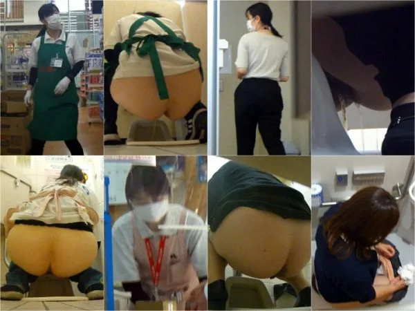 Toilet Spy Cam 学生風、アイドル系から女優系まで各種美人盛りだくさん【突撃！隣の女子トイレ㊺】