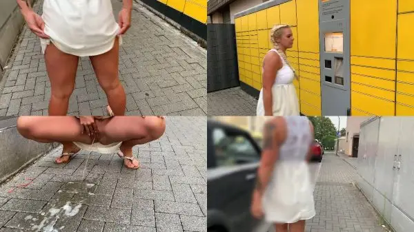 Forgot map – spit and piss mess Public at the Packstation