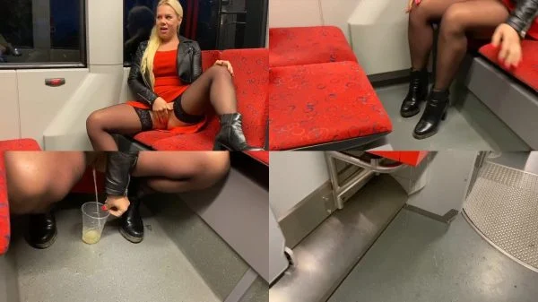 In the middle of the train