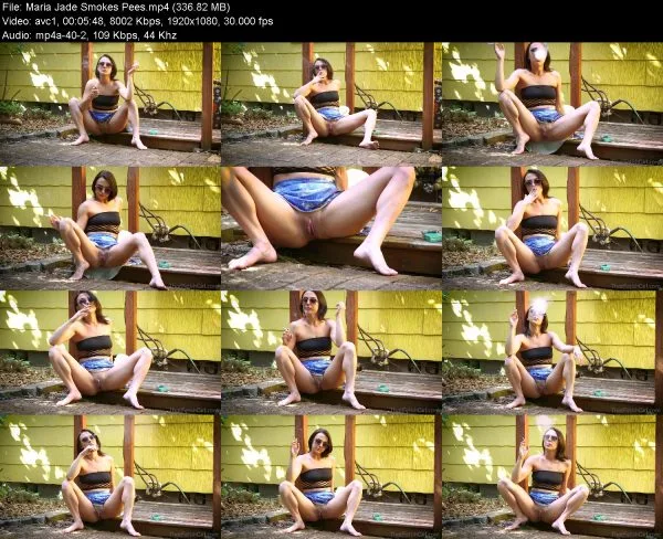 Maria Jade Smokes Pees