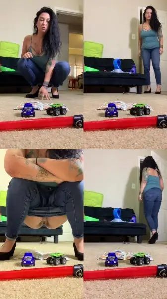 Mean step-mom pees on toys women scat videos, 2021
