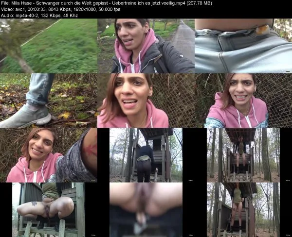 Mila Hase – Schwanger durch die Welt gepisst – Uebertreine ich es jetzt …