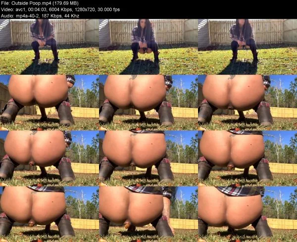 Outside Poop women scat videos, 2021