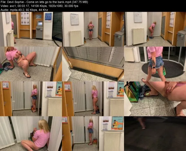 Devil Sophie – Come on lets go to the bank