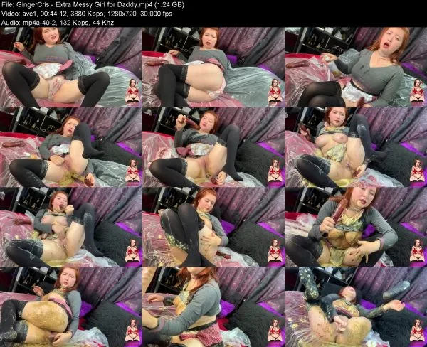 GingerCris – Extra Messy Girl for Daddy