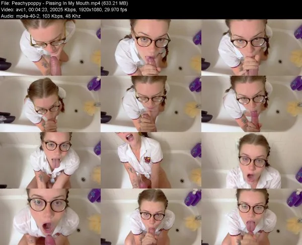 Peachypoppy – Pissing In My Mouth