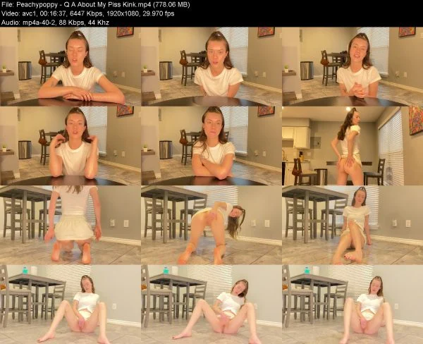 Peachypoppy – Q A About My Piss Kink