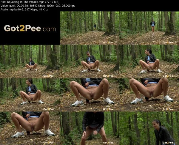 Squatting In The Woods