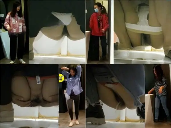 public restroom China Toilet Voyeur sifangktv 741-743