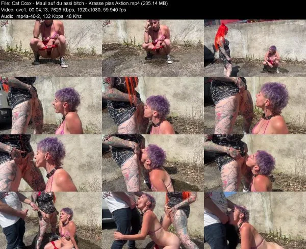 Cat Coxx – Maul auf du assi bitch – Krasse piss Aktion