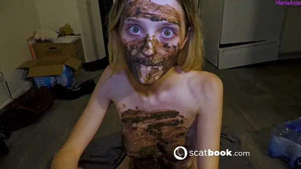 Mainstream pornstar gives you a scat blowjob