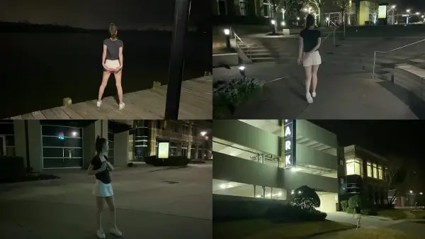 Peachypoppy – VERY Public Panty Wetting