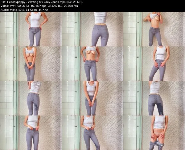 Peachypoppy – Wetting My Grey Jeans