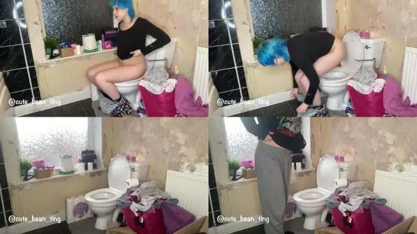 cute bean ting – toilet voyeur