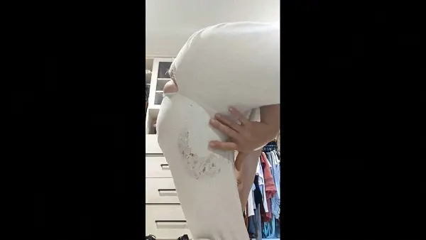 BetweenMyCheeks – Busting Outta White Overalls