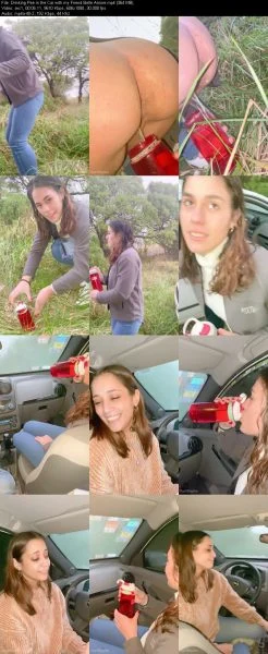 Drinking Pee in the Car with my Friend Belle Amore