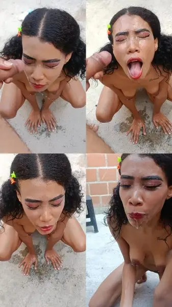 KattyAndEric – I pissed on my bosss daughters face in the yard