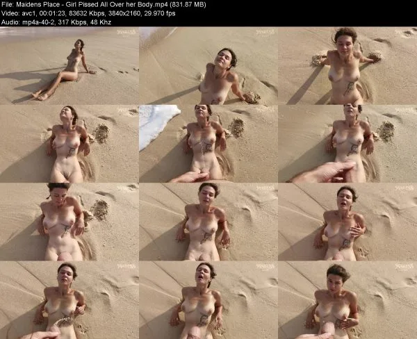 Maidens Place – Girl Pissed All Over her Body
