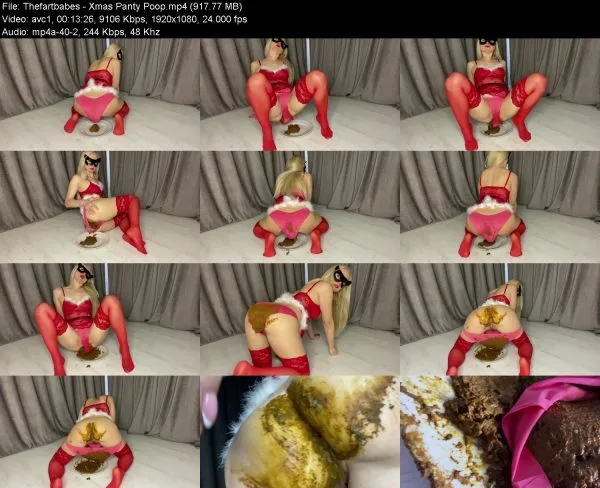 Thefartbabes – Xmas Panty Poop