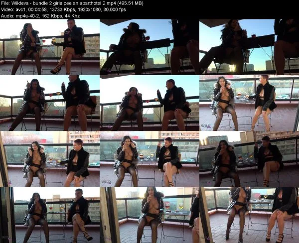 Wildeva – bundle 2 girls pee an aparthotel 2
