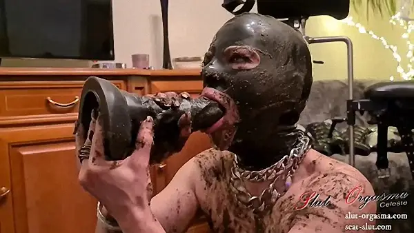 SlutOrgasma – Pantie pooping and shit dildo