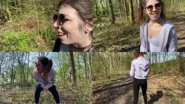 Amelie Green – Ich kann es nicht mehr halten – Mein erstes mal outdoor p…