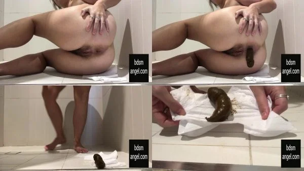 Fart and Side Poop in Hotel Shower