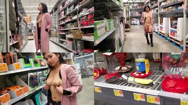 LOLA DELAROSA MICRO BIKINI MASTURBATING IN STORE LEAK