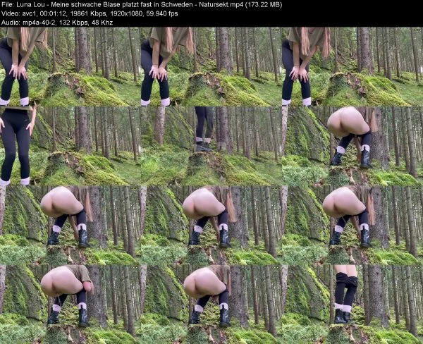 Luna Lou – Meine schwache Blase platzt fast in Schweden – Natursekt