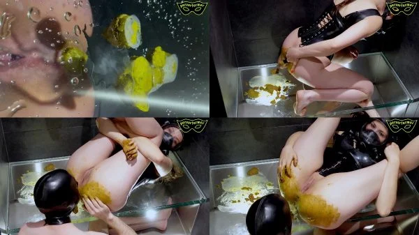 Perverformer – Scat Couple Enjoys Dirty Session on Glass Toilet