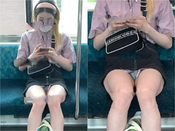 ずっとパンツ丸見え ！エロすぎる恥部を晒してくれた可愛い女子大生を対面撮影（前編）