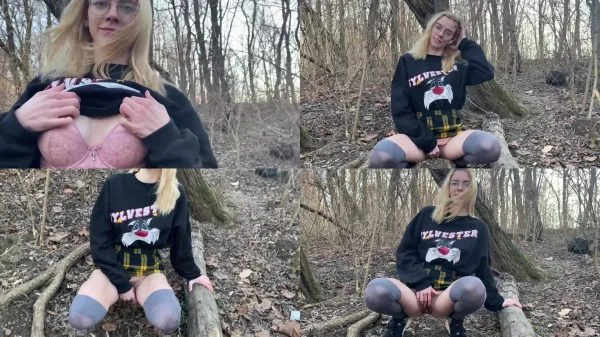 squirtly teen – Masturbate outdore and pee