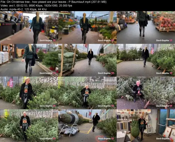 Oh Christmas tree – how pissed are your leaves – P Baumkauf