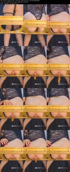 Scat pov, toilet pov, shit   Open your mouth and eat my shit