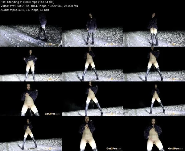 Standing In Snow