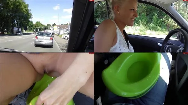 Lara – Im Auto ins gepisst