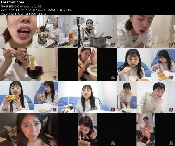 PGFD-093 素人娘の投稿ゲロ ～はじめて嘔吐編～