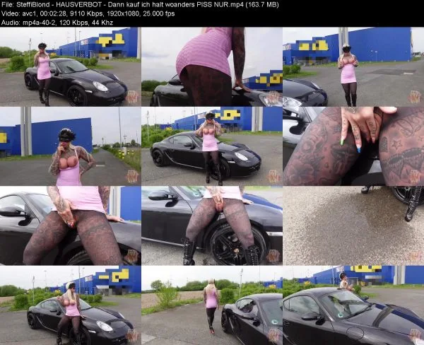 SteffiBlond – HAUSVERBOT – Dann kauf ich halt woanders PISS NUR
