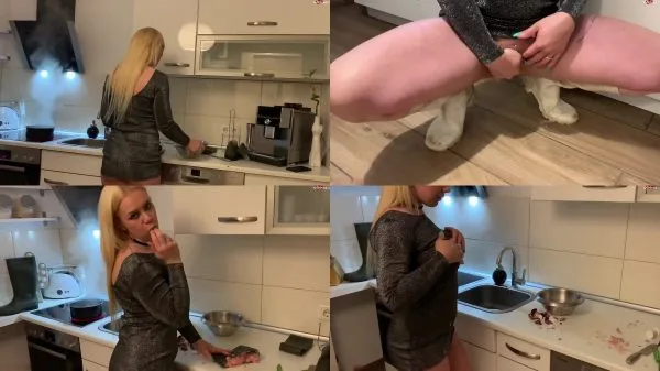 SteffiBlond – Usergummistiefel zu Rouladen verarbeitet