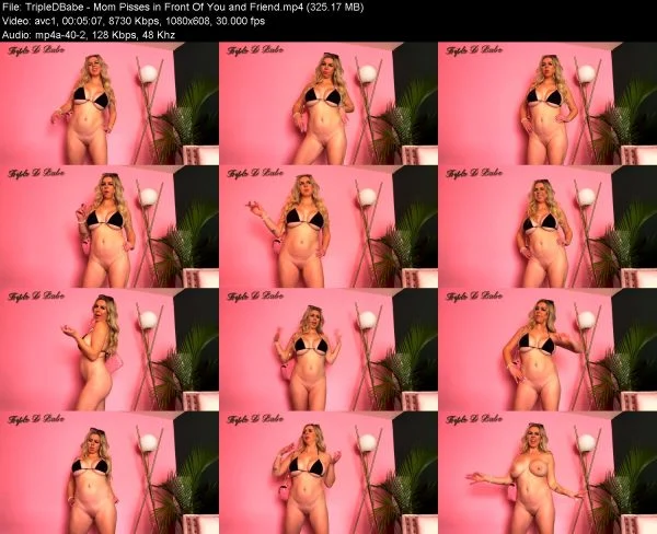 TripleDBabe – Mom Pisses in Front Of You and Friend