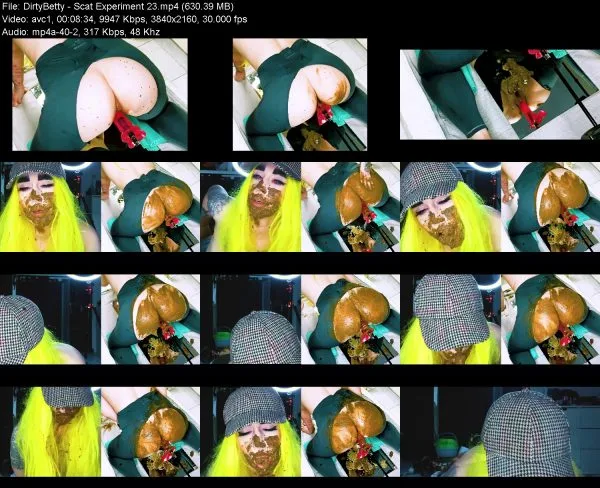 DirtyBetty – Scat Experiment 23