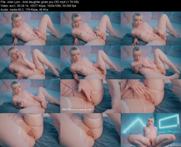 Jolie Lyon – brat daughter gives you CEI