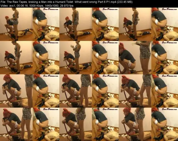 The Raw Tapes, braking a Man into a Humant Toilet  What went wrong Part …