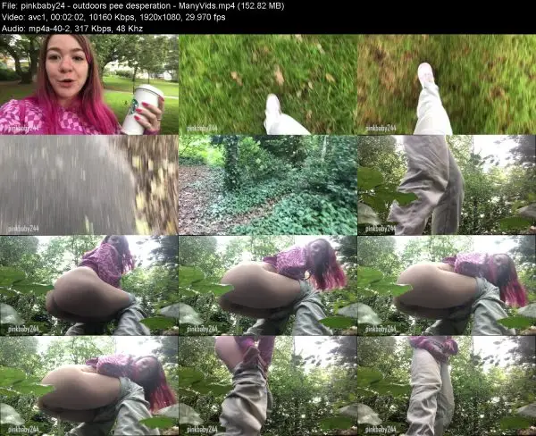 pinkbaby24 – outdoors pee desperation – ManyVids