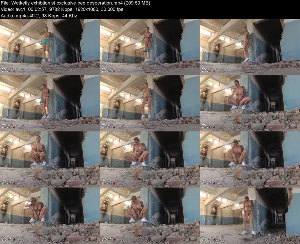 Wetkelly exhibtionist exclusive pee desperation