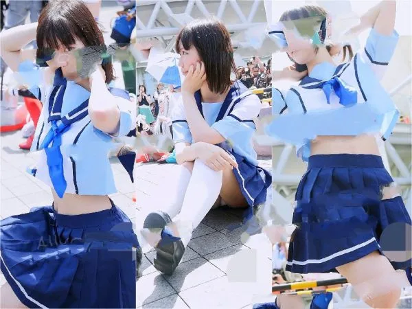 食い込みがすごい ！！あまりにもエロすぎるコスプレイヤー (ア○ールレーン○張 /中華風ミニドレス編)