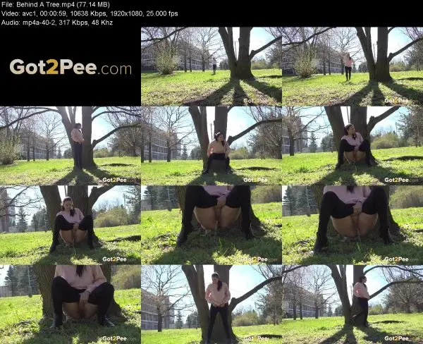 Behind A Tree